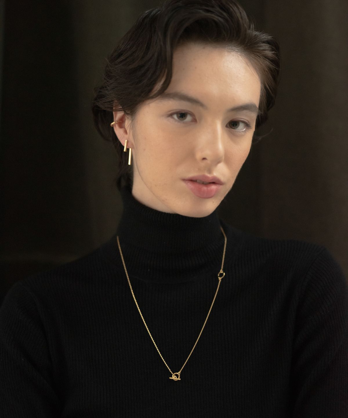 노비스도쿄(NOVICE TOKYO) 맨틀 체인 목걸이 Mantel Chain Necklace  / Gold