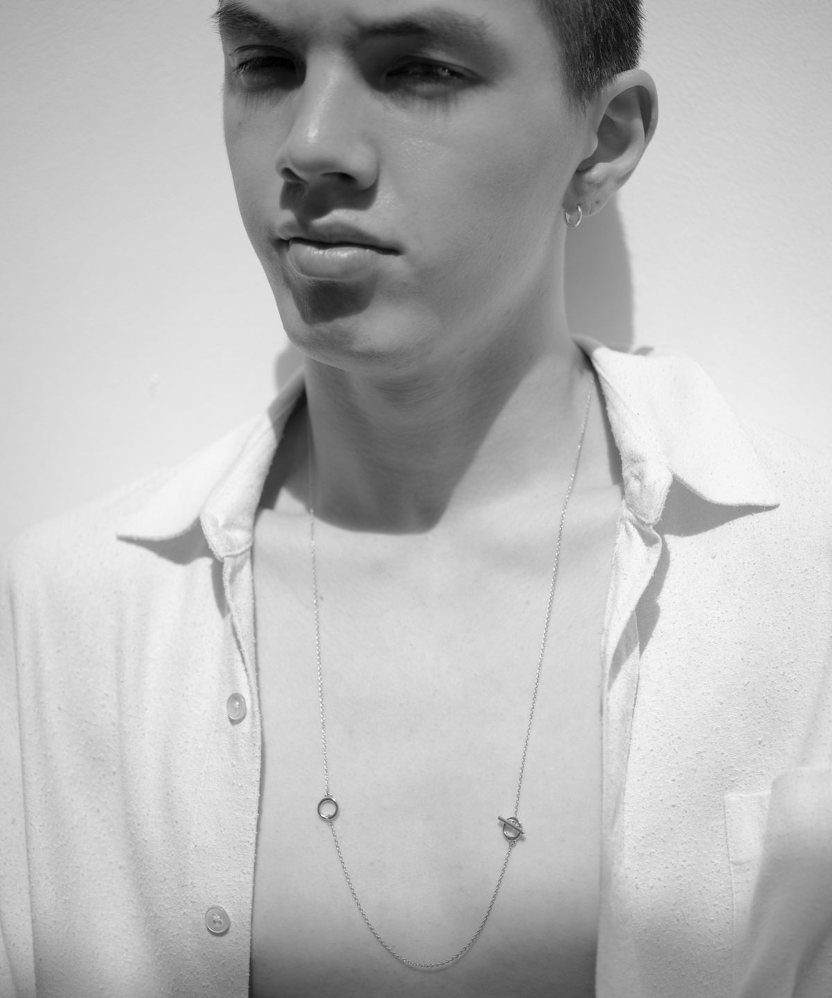 노비스도쿄(NOVICE TOKYO) 맨틀 체인 목걸이 Mantel Chain Necklace / Silver