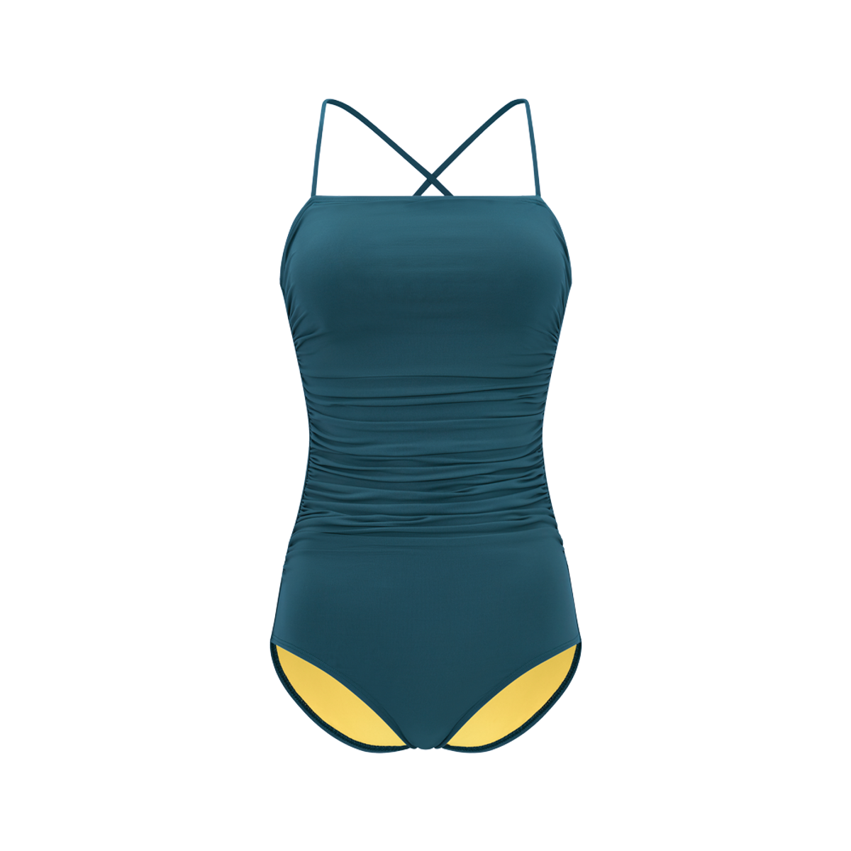 디에브(D.EV) La Vie Halter Swimsuit_Deep lagoon (딥블루)