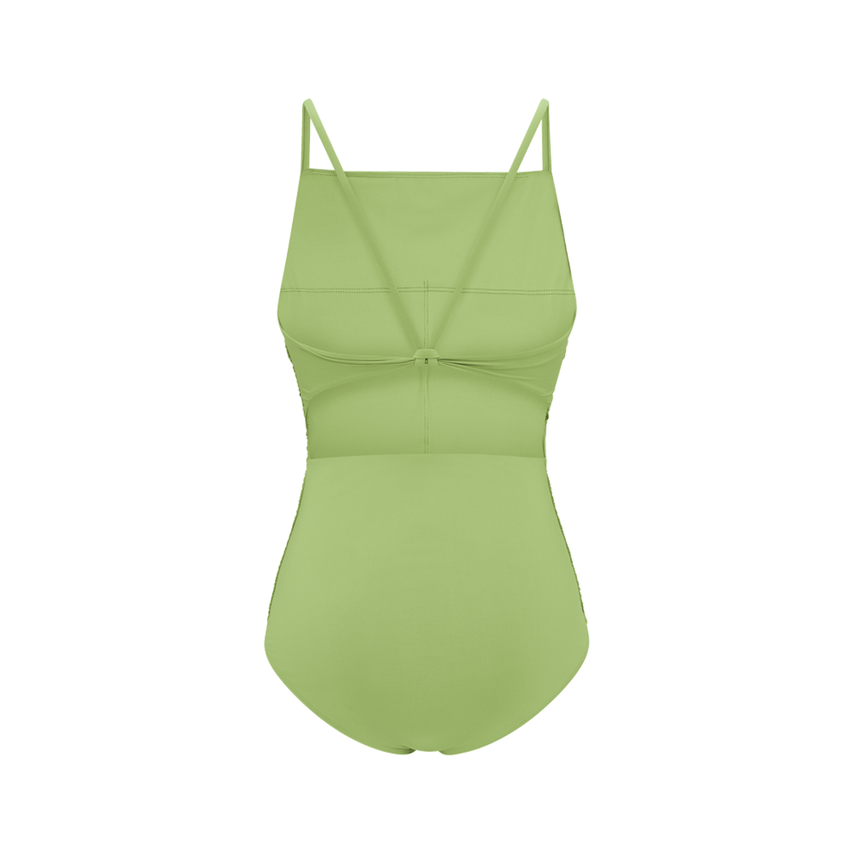 디에브(D.EV) Lucent High-neck Swimsuit_Lime sherbet (레몬)