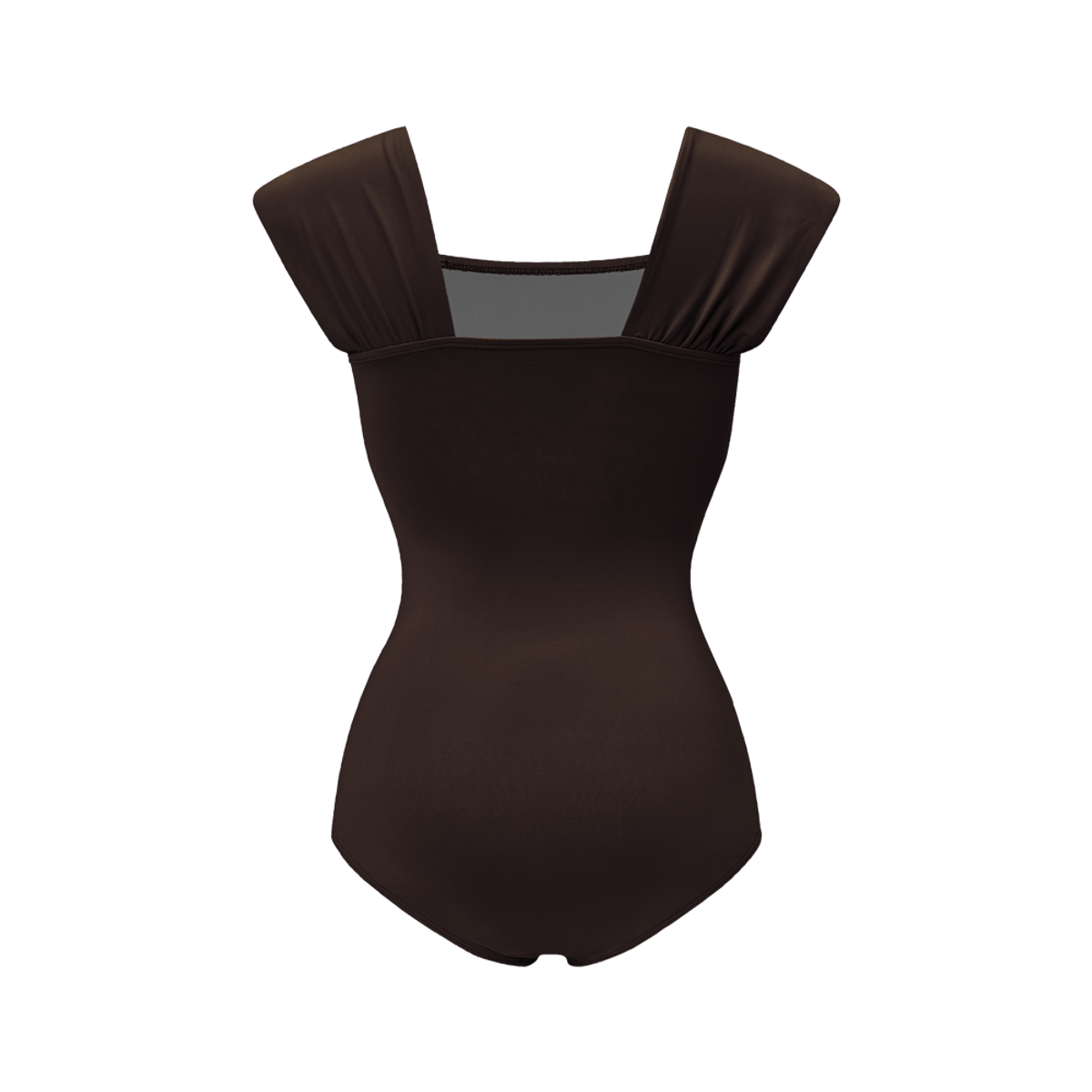디에브(D.EV) Edelaine Cap Sleeve Swimsuit_Walnut glow (브라운)