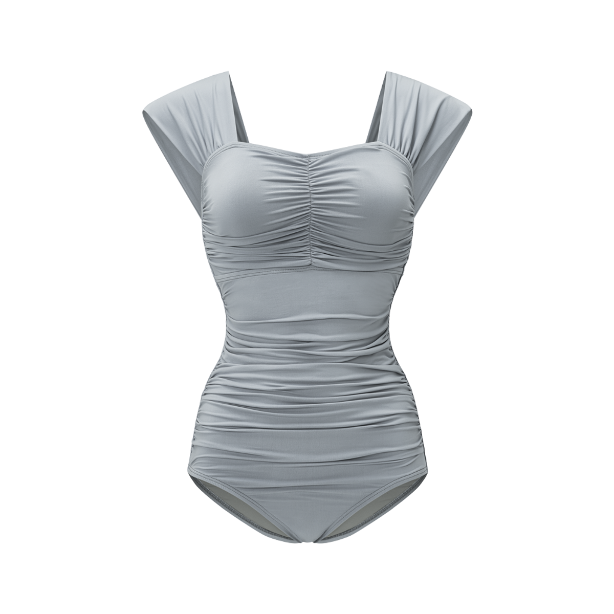 디에브(D.EV) Edelaine Cap Sleeve Swimsuit_Dawn haze (스카이)
