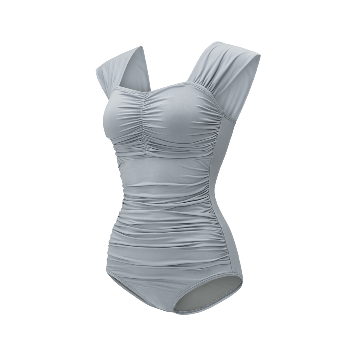 디에브(D.EV) Edelaine Cap Sleeve Swimsuit_Dawn haze (스카이)
