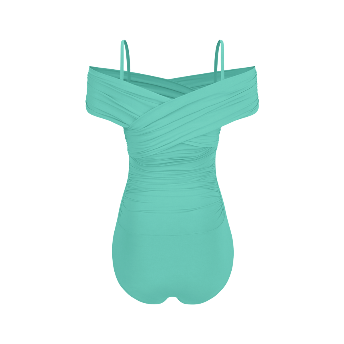디에브(D.EV) Olenthia Off-shoulder Swimsuit_Aqua marine (민트)
