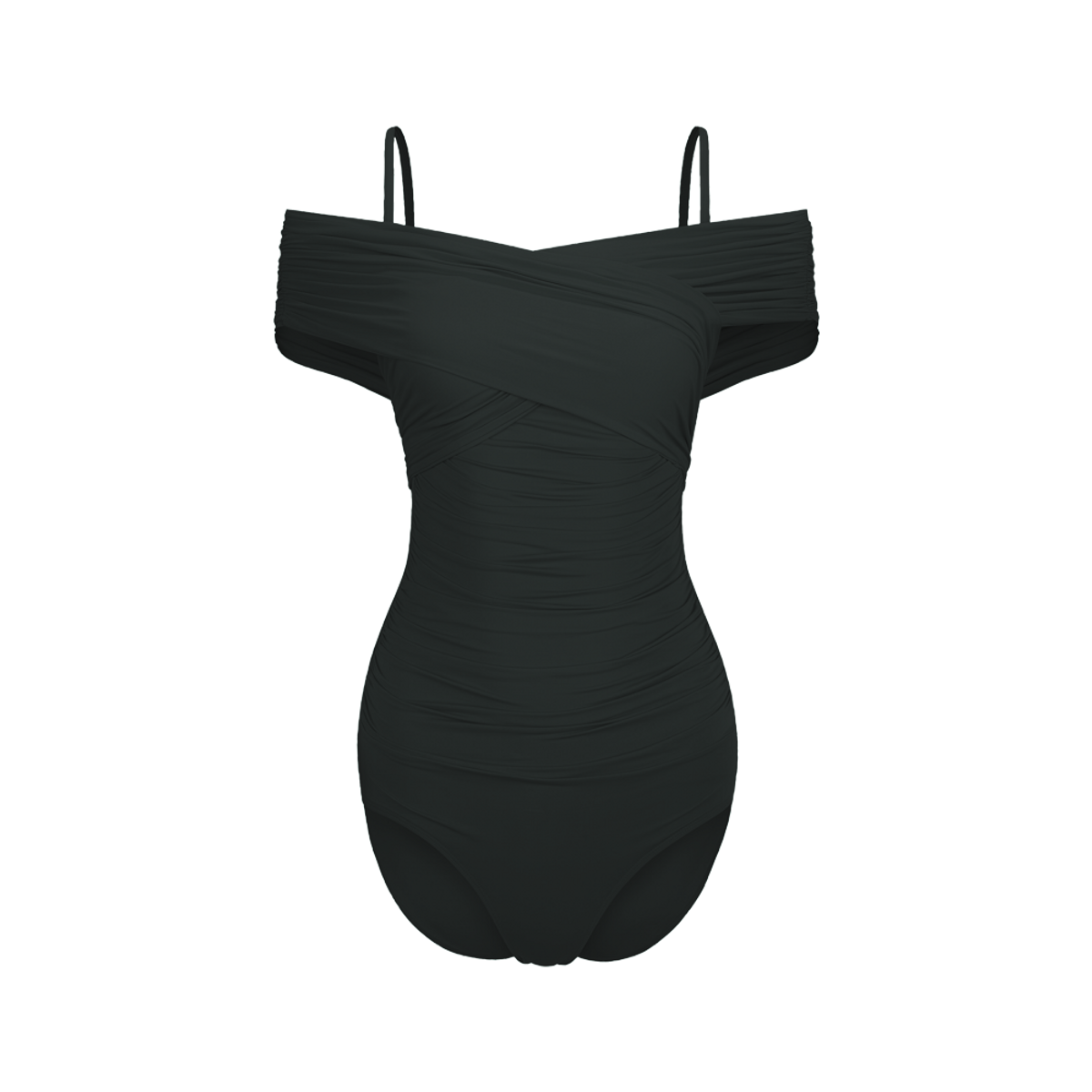 디에브(D.EV) Olenthia Off-shoulder Swimsuit_Serenity night (블랙)
