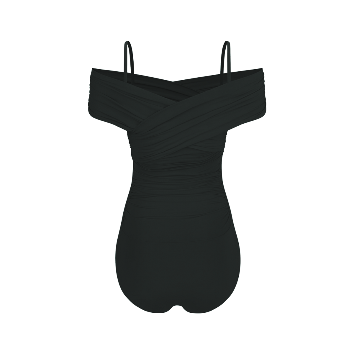 디에브(D.EV) Olenthia Off-shoulder Swimsuit_Serenity night (블랙)