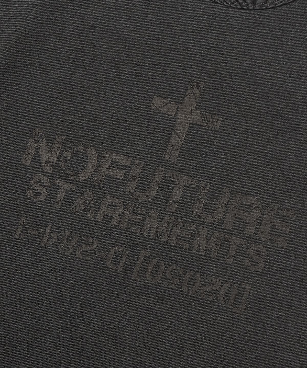 마사트(MASAT) P. No Future Short Sleeve _ Dark Gray
