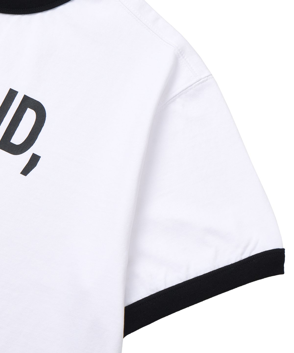 마사트(MASAT) Moshpit Ringer Short Sleeve _ White/Black