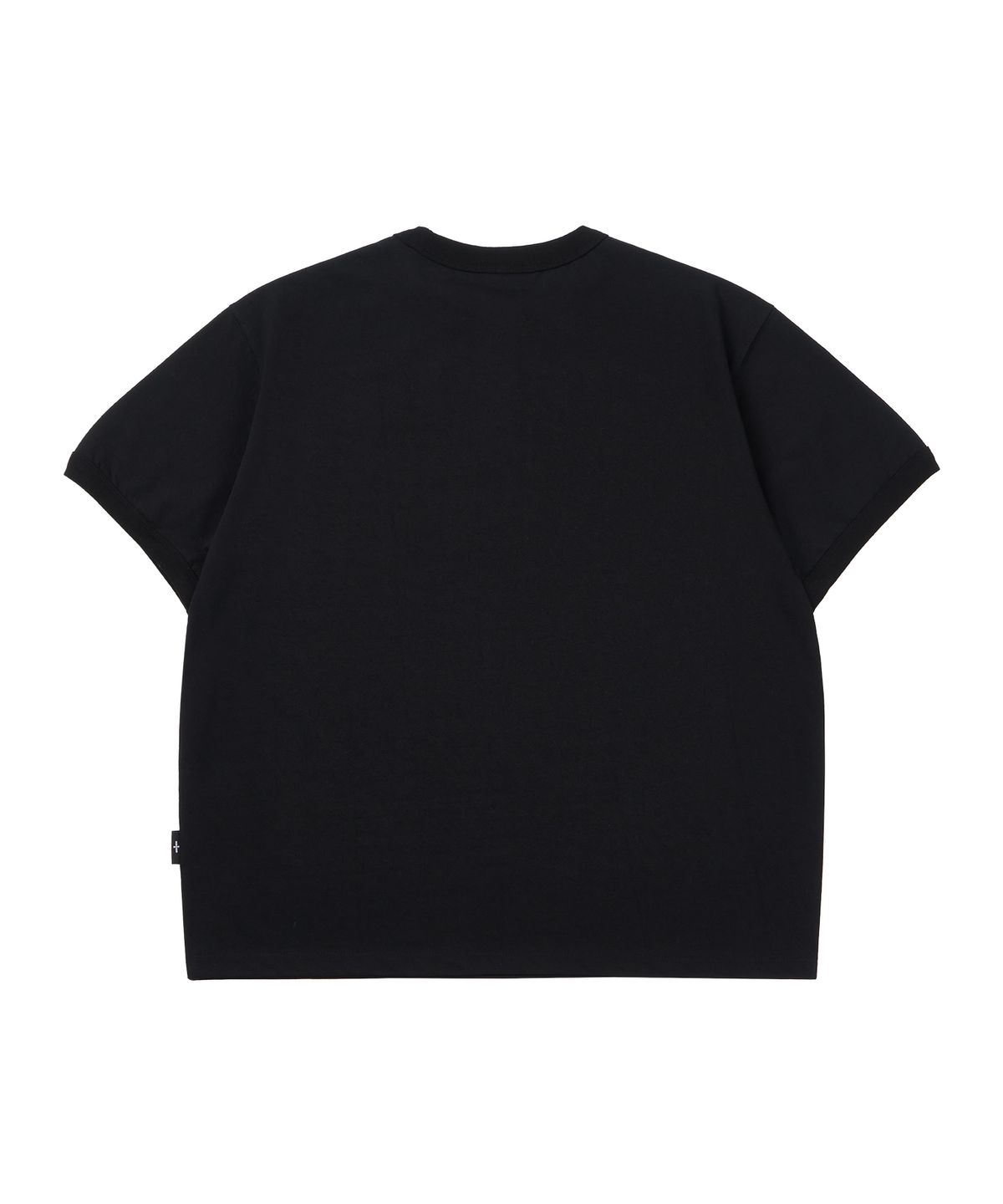 마사트(MASAT) Moshpit Ringer Short Sleeve _ Black/Black