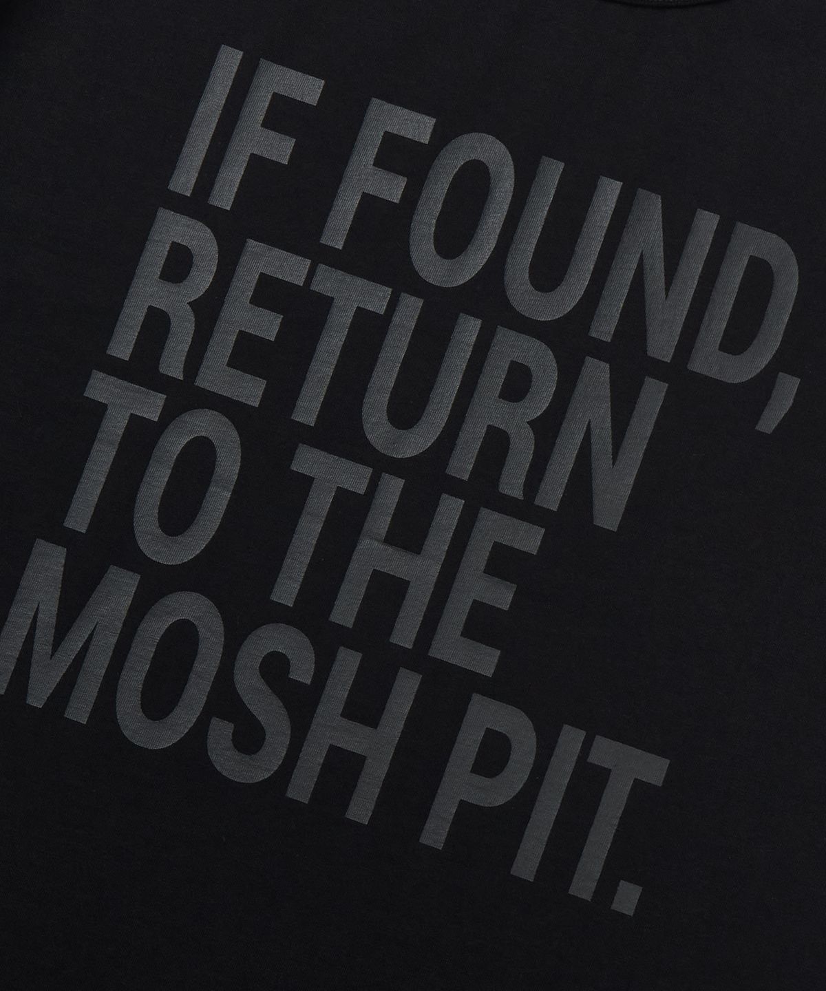 마사트(MASAT) Moshpit Ringer Short Sleeve _ Black/Black