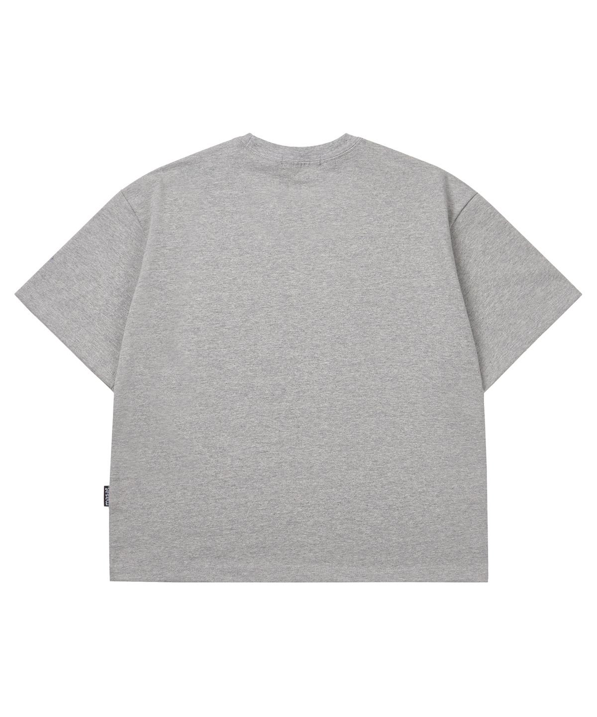 마사트(MASAT) Essential Crop Short Sleeve _ Gray