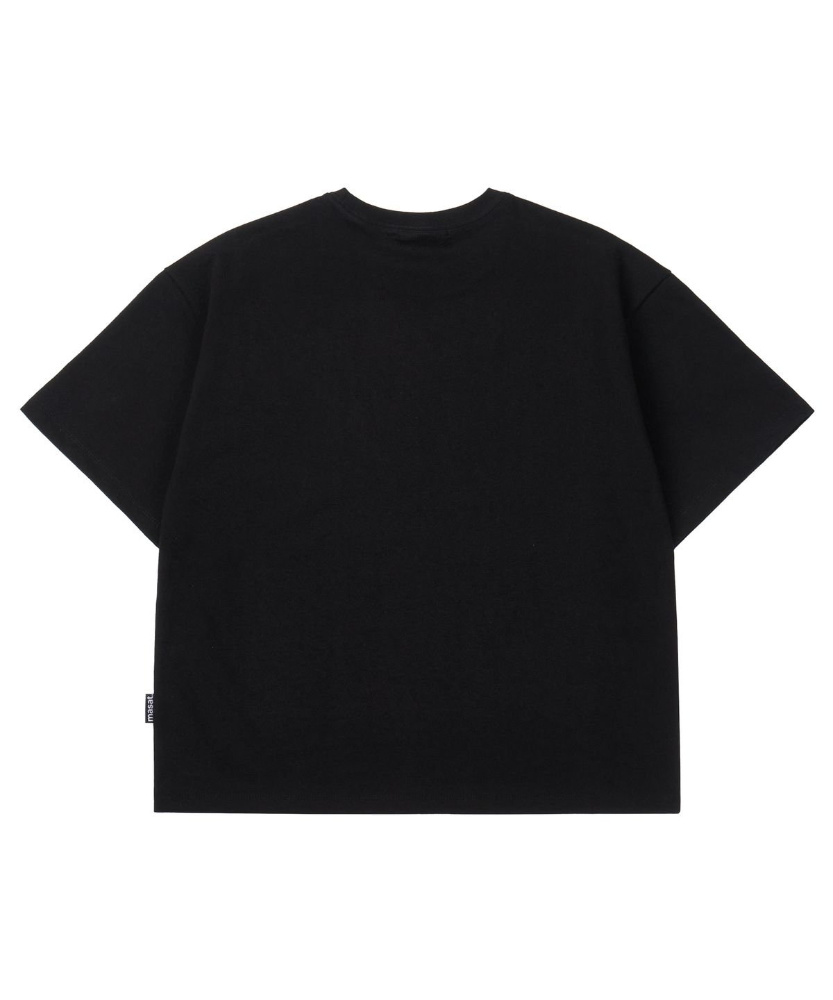 마사트(MASAT) Essential Crop Short Sleeve _ Black