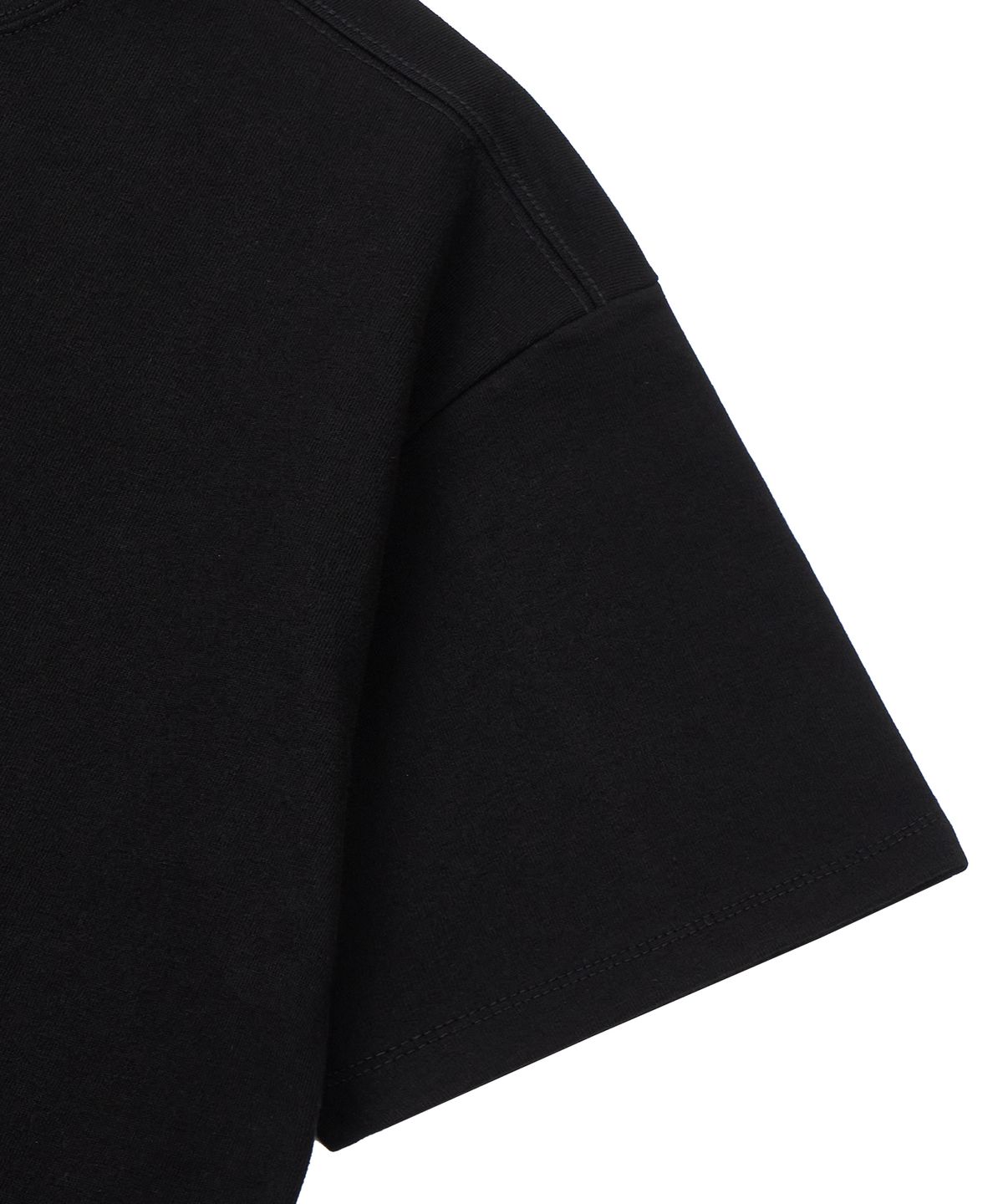 마사트(MASAT) Essential Crop Short Sleeve _ Black