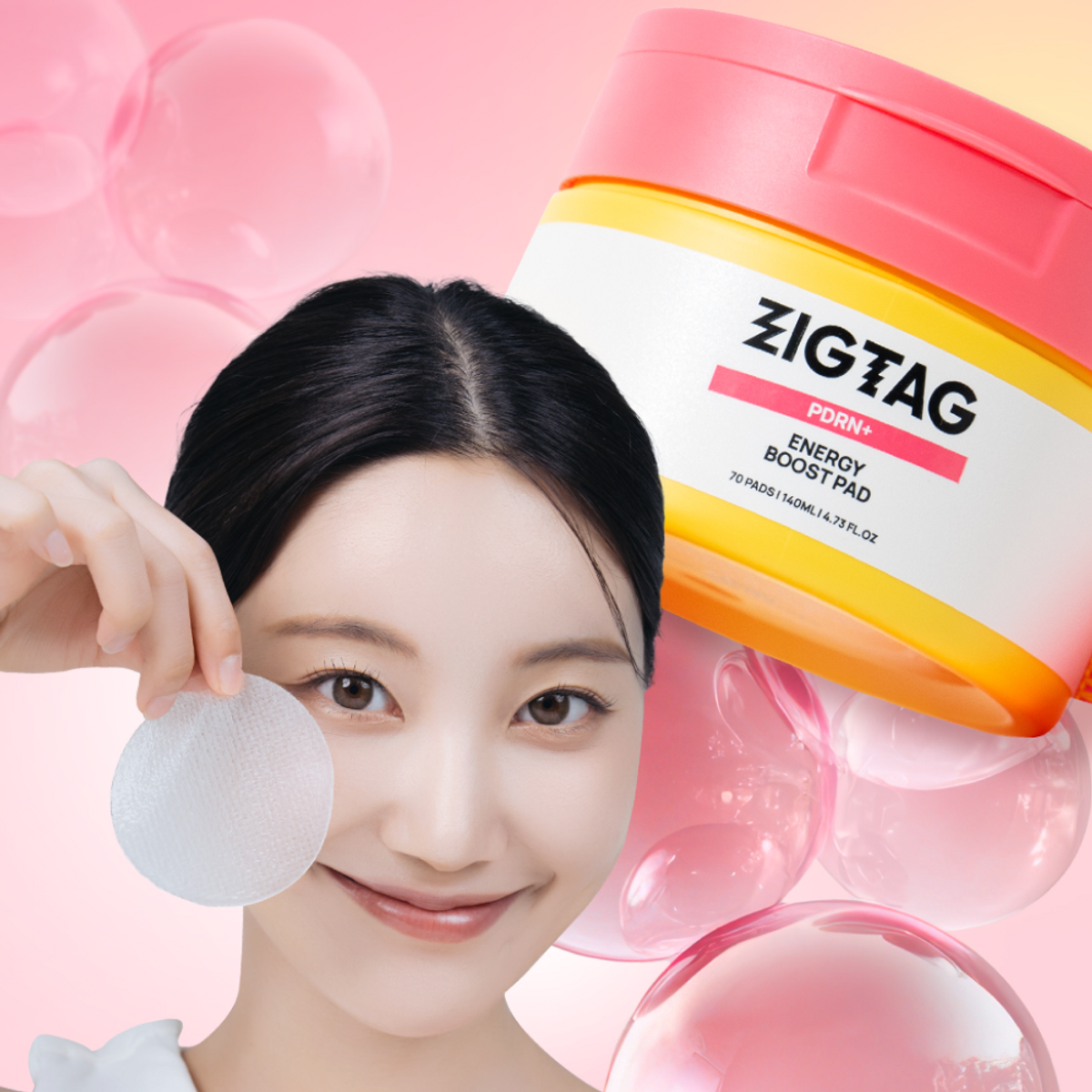 직택(ZIGTAG) PDRN 플러스 토너패드 콜라겐 부스트 패드