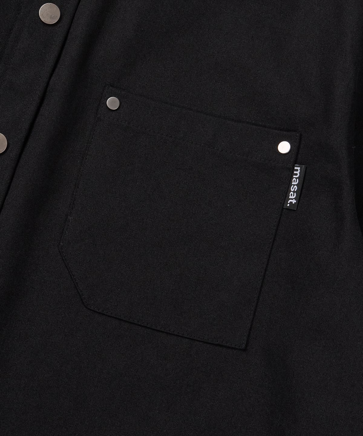 마사트(MASAT) Carpenter Work Short Sleeve Shirts _ Black