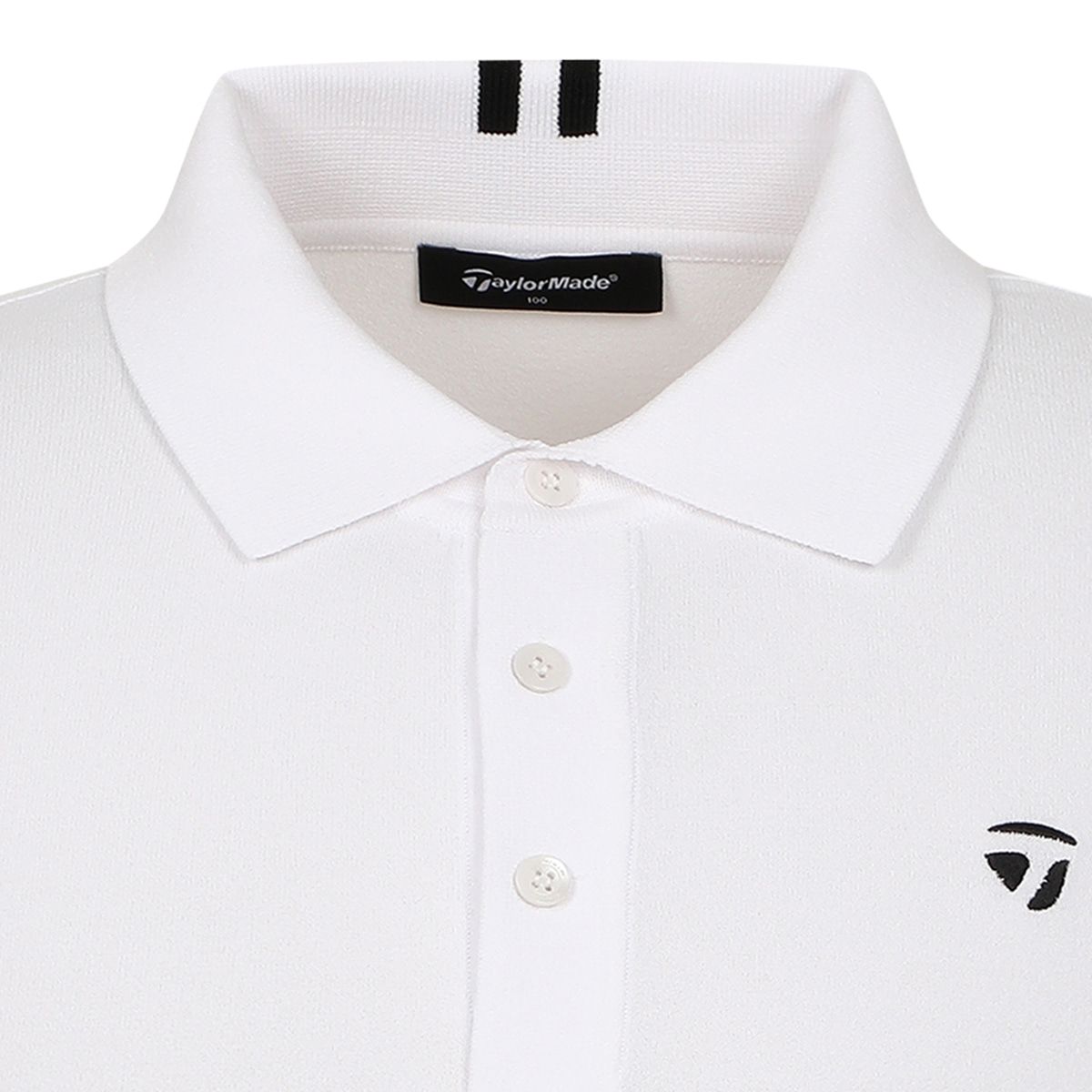 테일러메이드 어패럴(TAYLORMADE APPAREL) 남성 소매 로고 카라 반팔 니트 TSO-31HG21-101