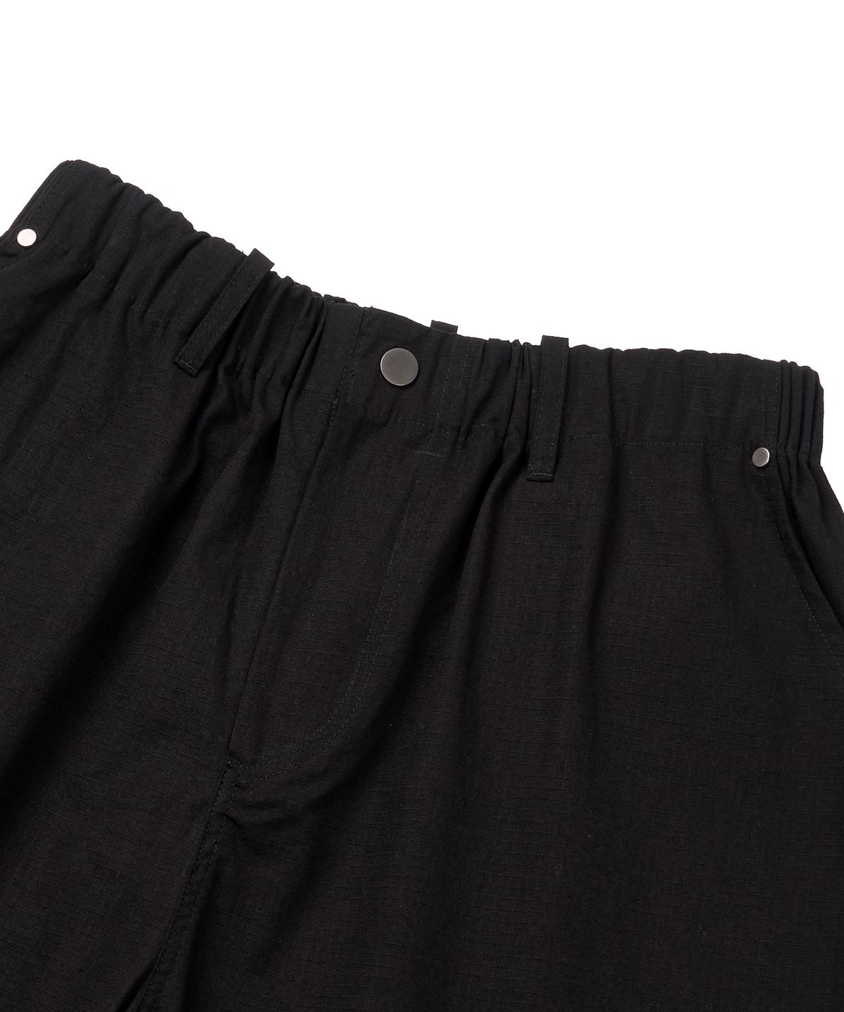 마사트(MASAT) Rivet Cargo Bermuda Pants _ Black