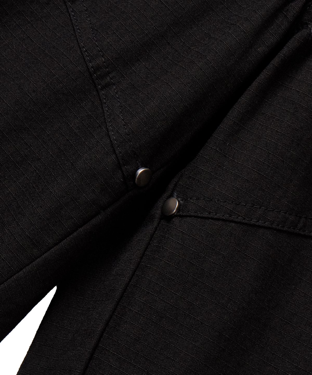 마사트(MASAT) Rivet Cargo Bermuda Pants _ Black