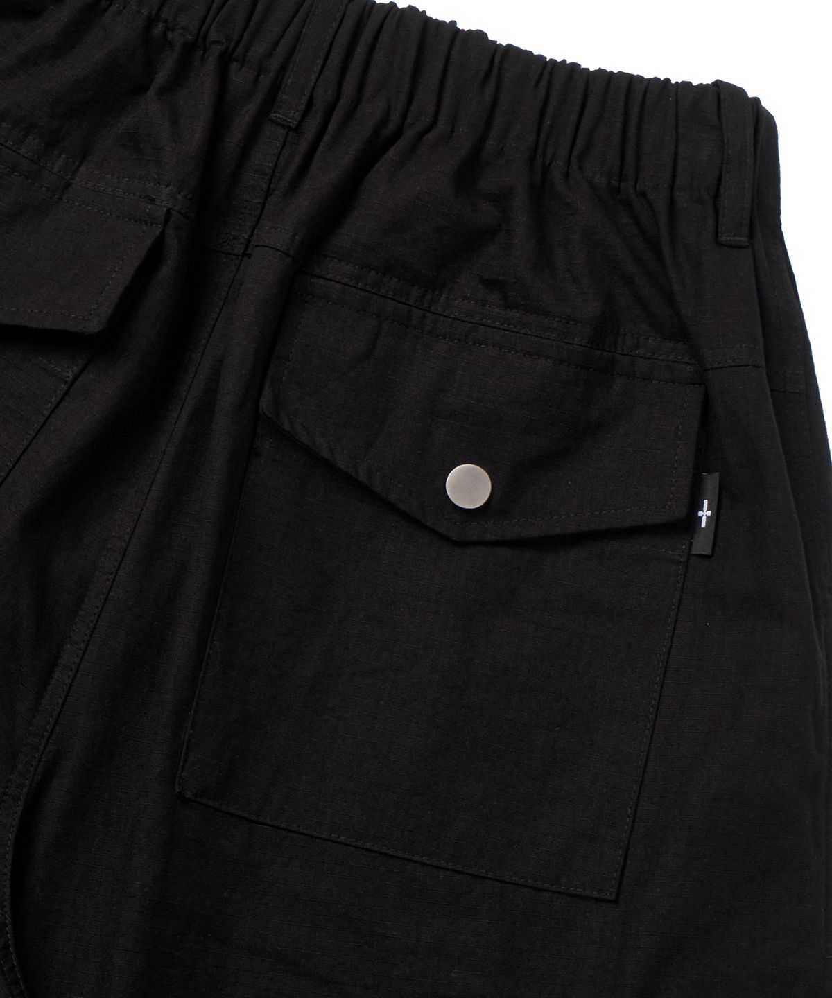마사트(MASAT) Rivet Cargo Bermuda Pants _ Black