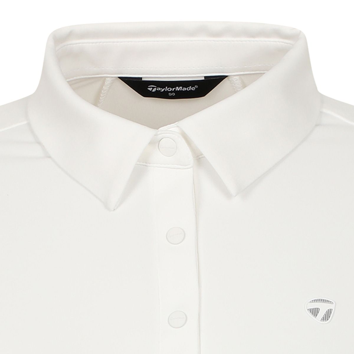 테일러메이드 어패럴(TAYLORMADE APPAREL) 여성 소매 시보리 카라 티셔츠 TTO-71HG42-101