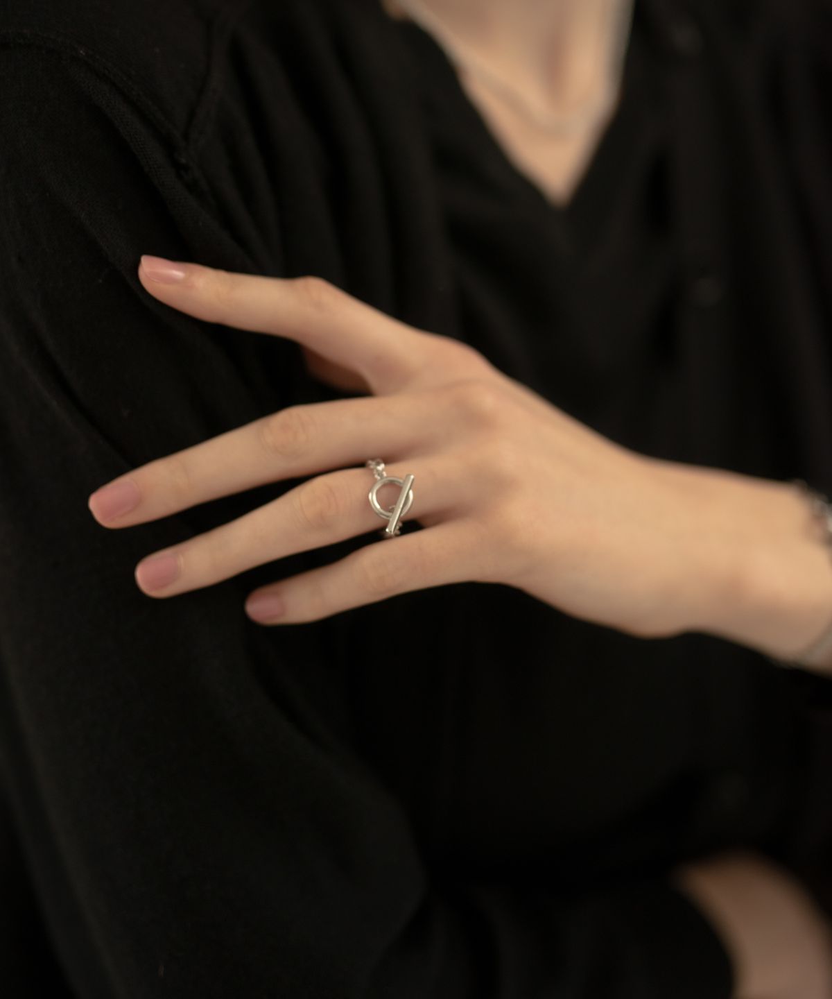노비스도쿄(NOVICE TOKYO) 멘텔 체인 링 Mantel Chain Ring / Silver