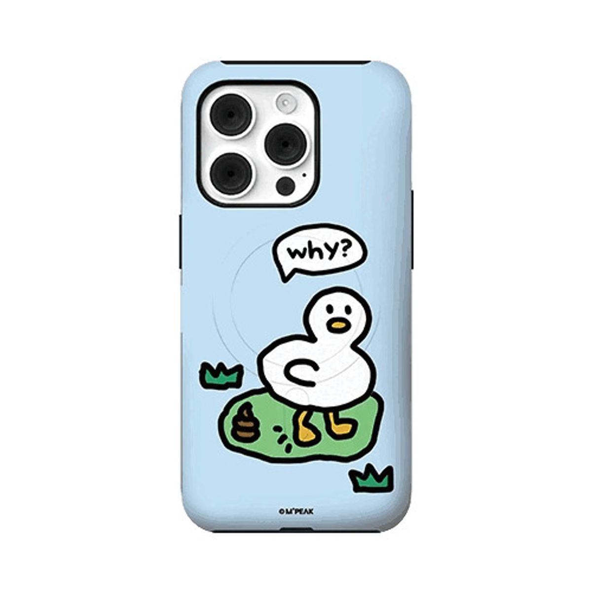 엠픽(MPEAK) 동물친구들 M맥세이프 터프 폰케이스 귀여운 아이폰16