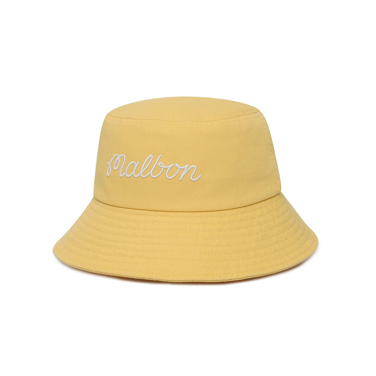 말본 골프(MALBON GOLF) 베이직 레터링 버킷햇 YELLOW