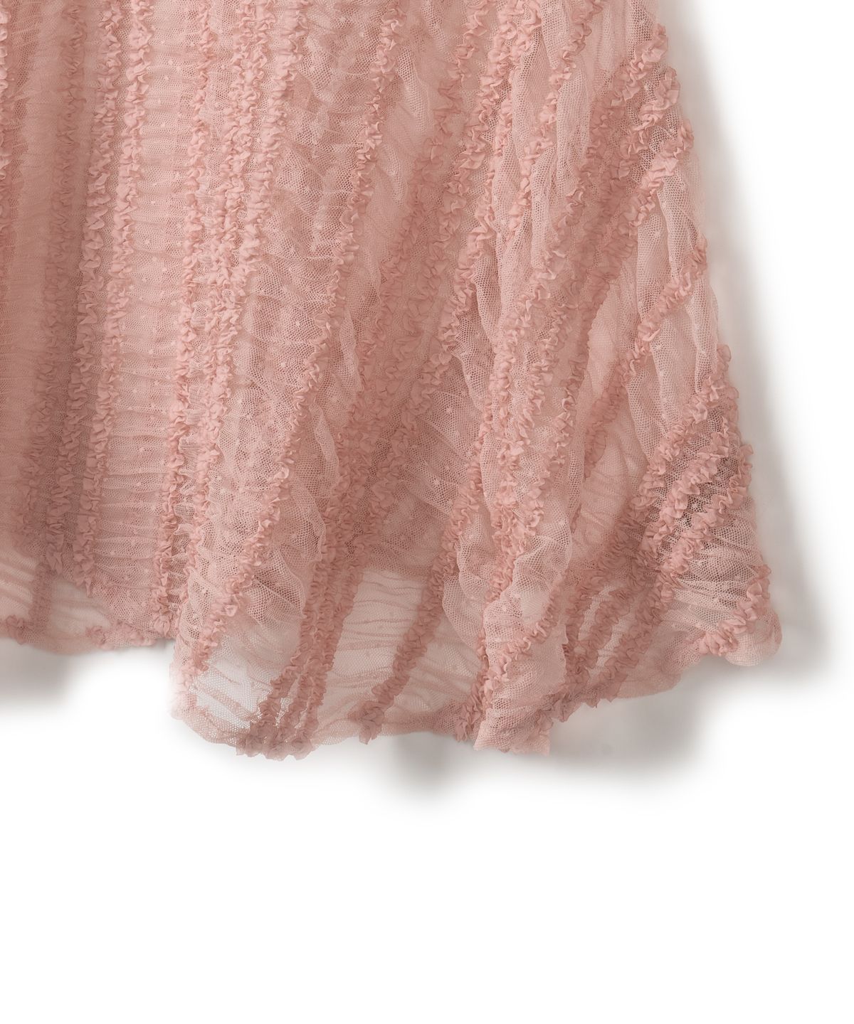 유얼쎄시(YOUR SASSY) Pom Pom Lace Skirt (PINK)