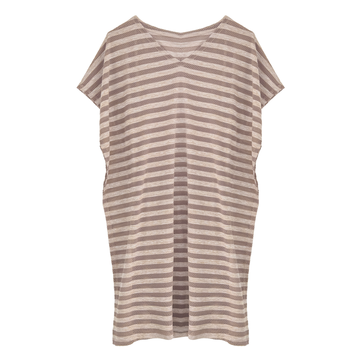 디에브(D.EV) Noavelo robe_Stripe (브라운)