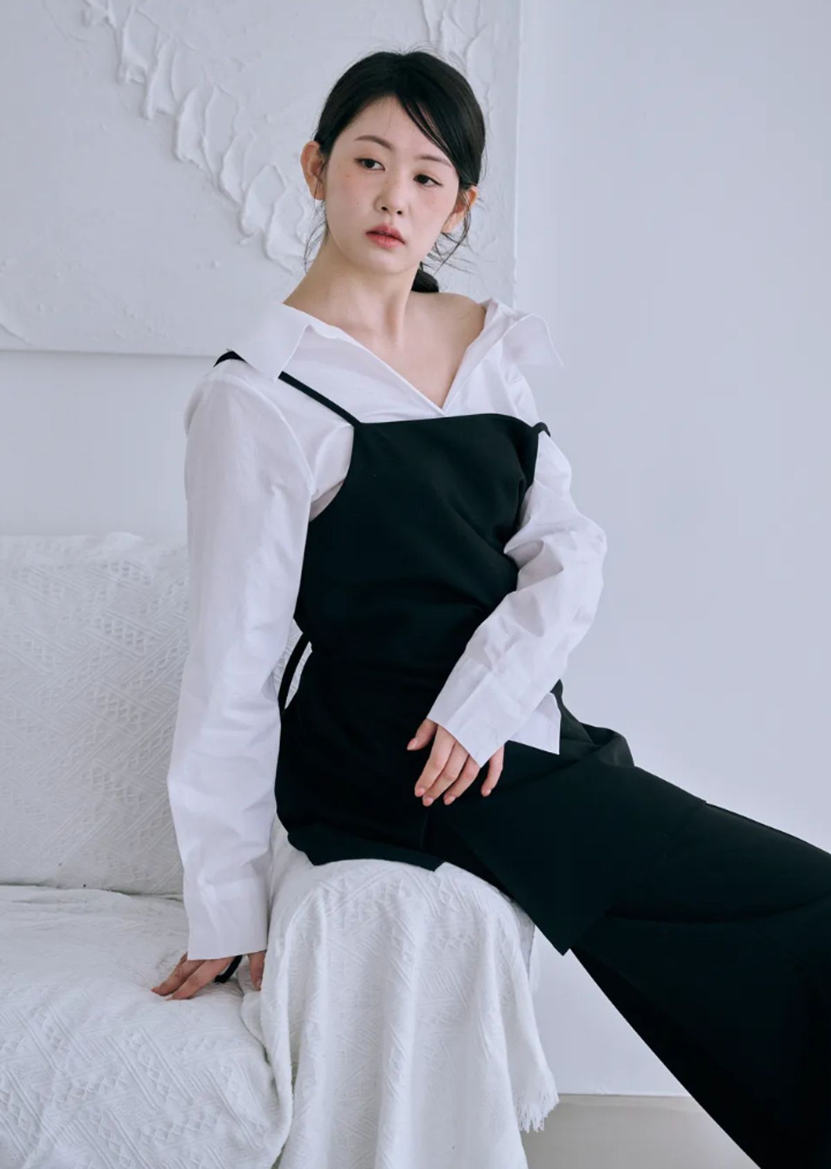 바이서우(BYSEOWOO) 알리 투웨이 심플 원피스 블랙