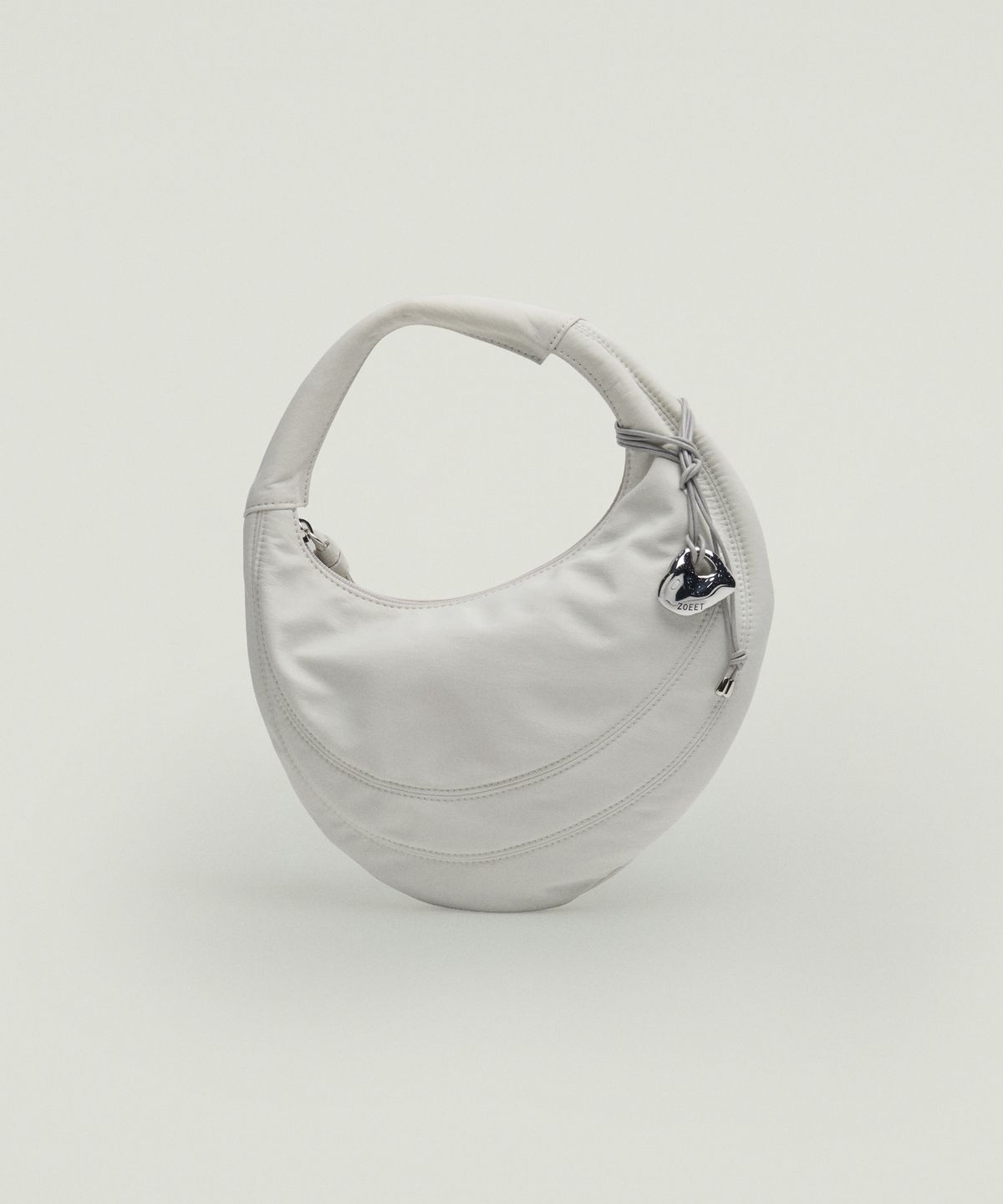 조에뜨(ZOEET) PEBBLE MINI TOTE FABRIC BAG (SNOW)