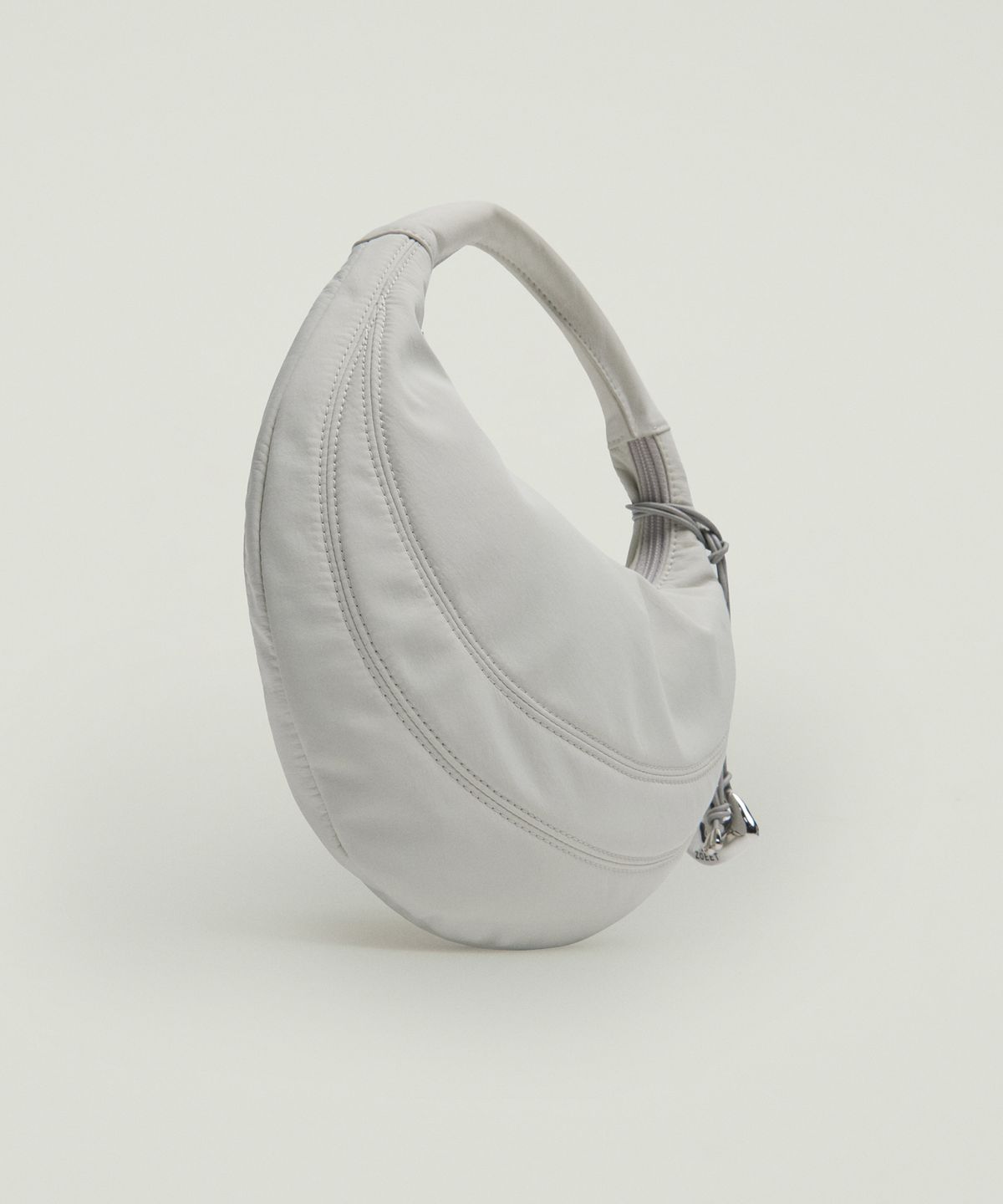 조에뜨(ZOEET) PEBBLE MINI TOTE FABRIC BAG (SNOW)