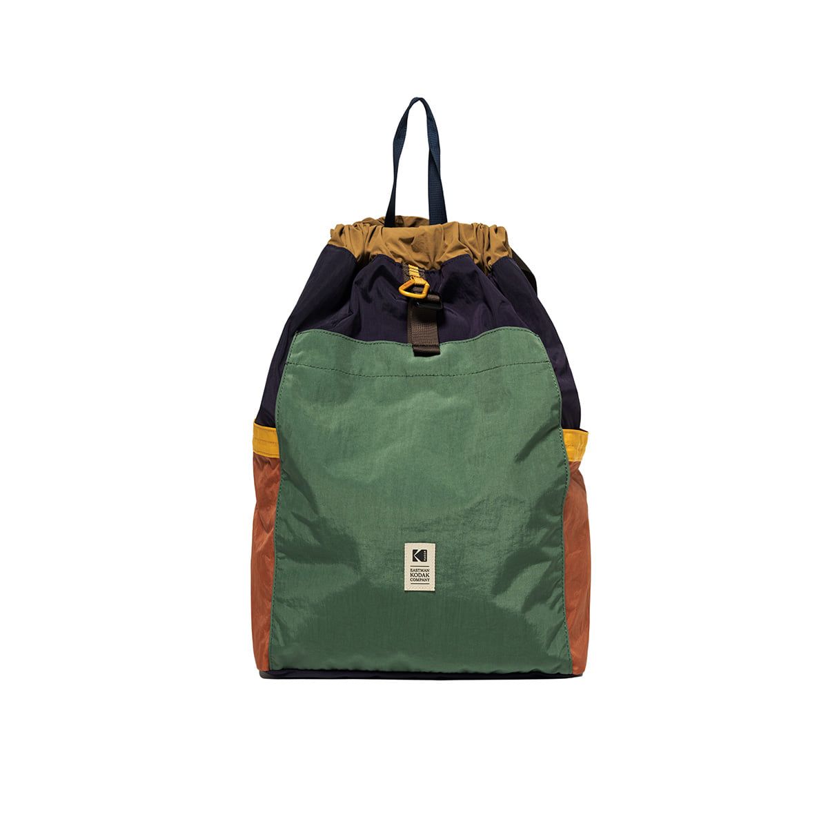 MUSINSA | KODAK Hardy Multicolor String Bucket Backpack KHAKI (20L)