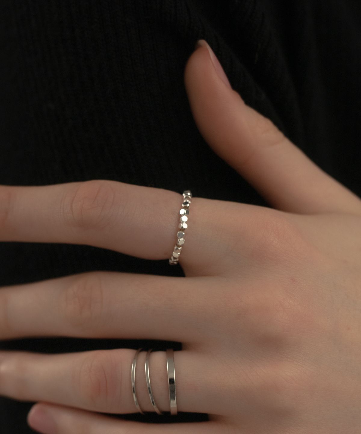 노비스도쿄(NOVICE TOKYO) 페블즈 링 Pebbles Ring / Silver