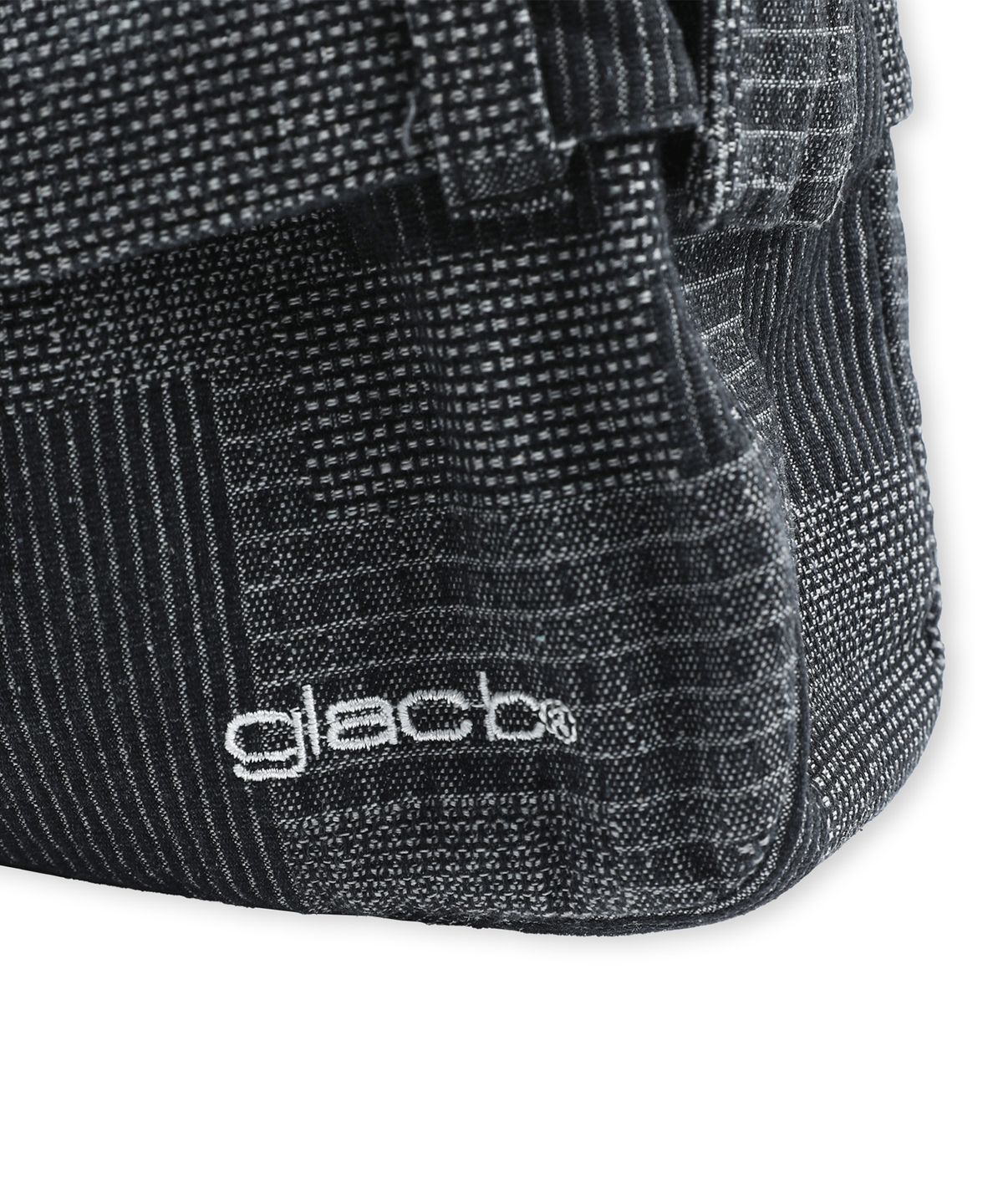 글랙(GLACK) GB009 벨트 디테일 데님 숄더백 (BLACK)
