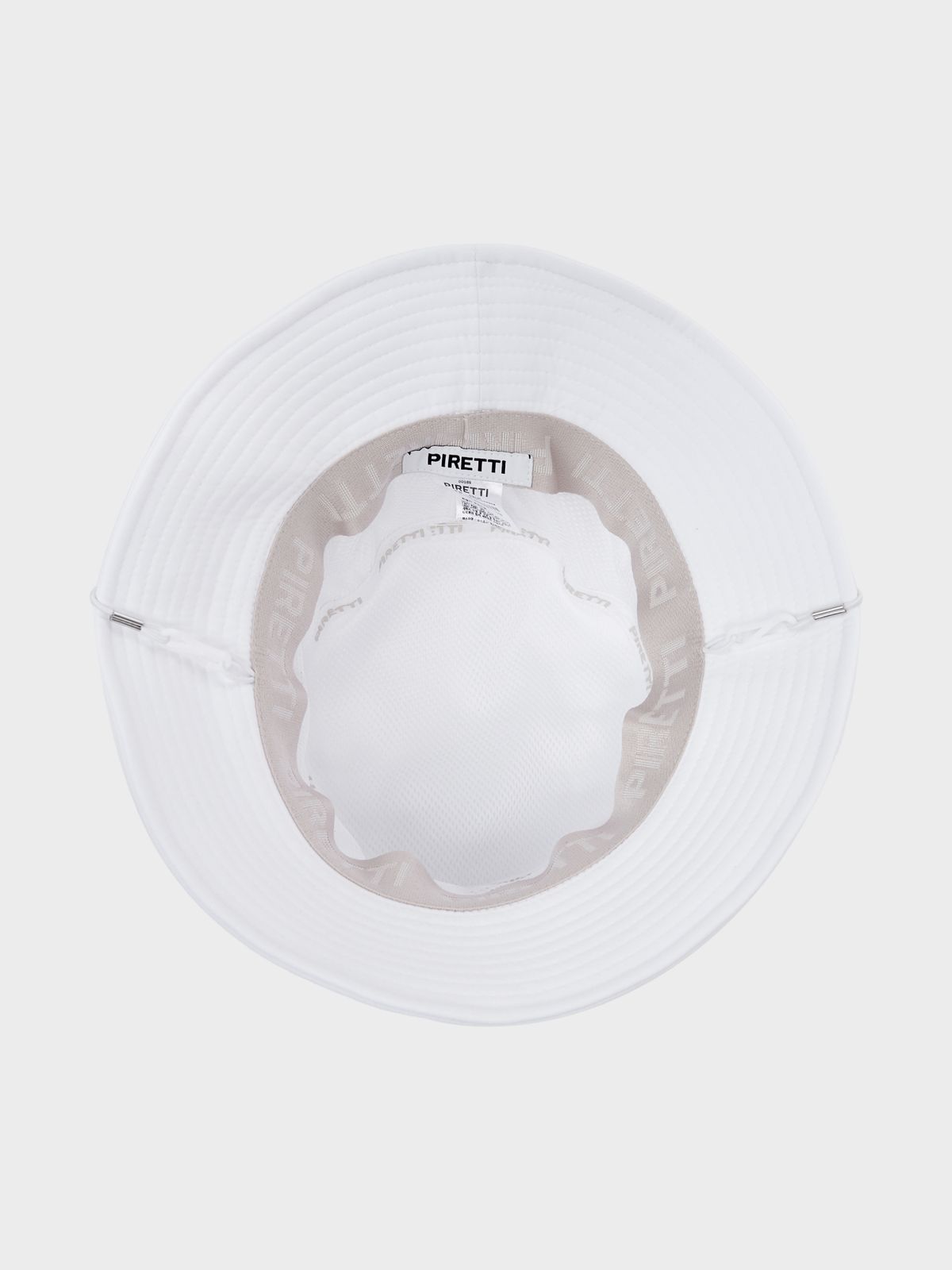 피레티(PIRETTI) 무게추 로고 햇_White