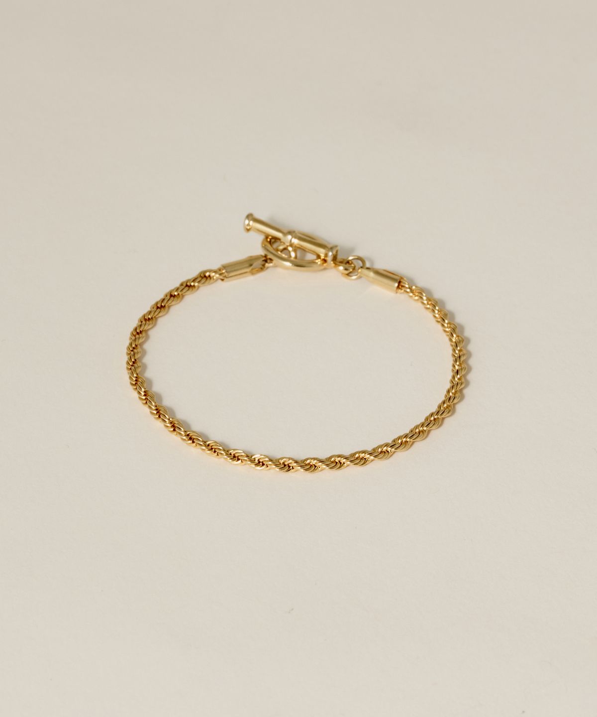 노비스도쿄(NOVICE TOKYO) 로프 체인 팔찌 Rope Chain Bracelet / Gold