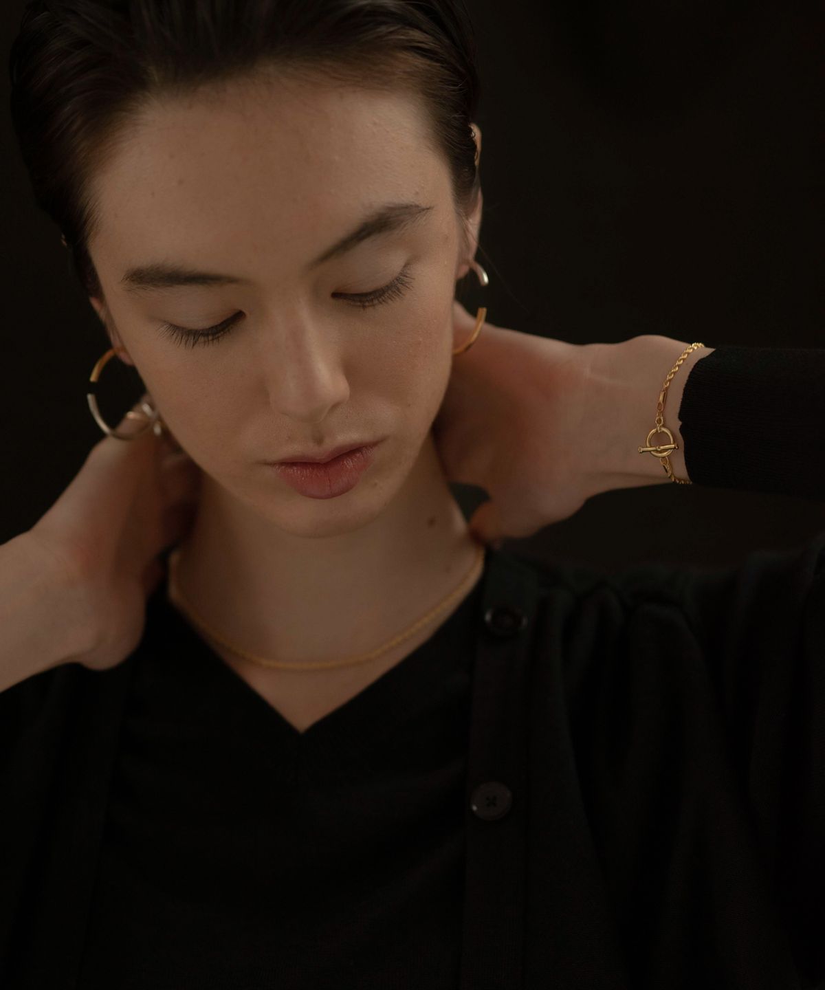 노비스도쿄(NOVICE TOKYO) 로프 체인 팔찌 Rope Chain Bracelet / Gold