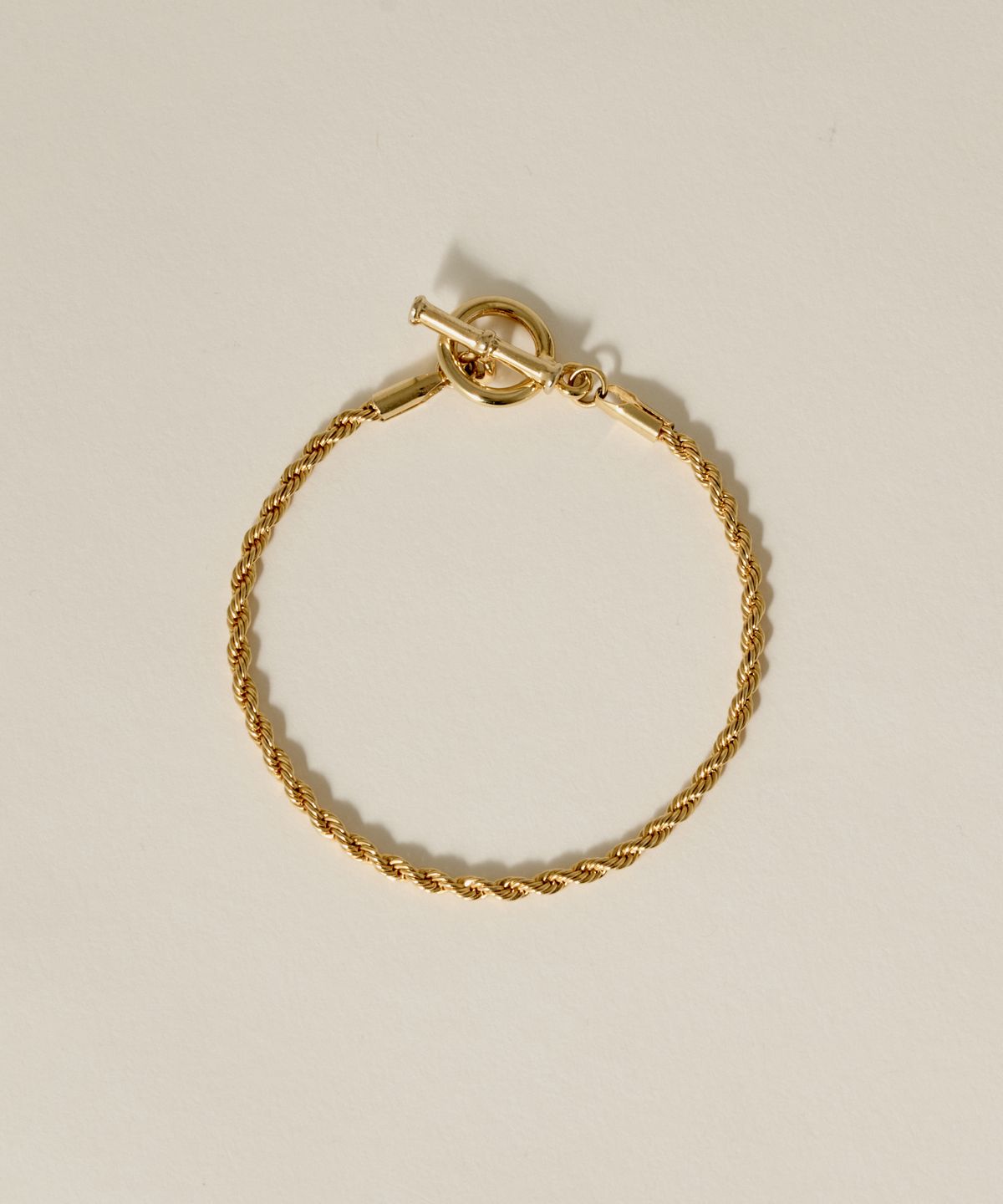 노비스도쿄(NOVICE TOKYO) 로프 체인 팔찌 Rope Chain Bracelet / Gold
