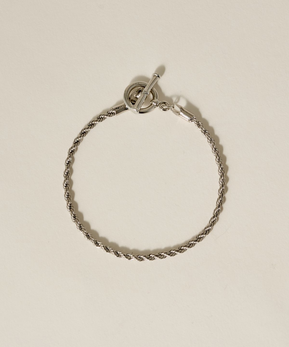 노비스도쿄(NOVICE TOKYO) 로프 체인 팔찌 Rope Chain Bracelet / Silver