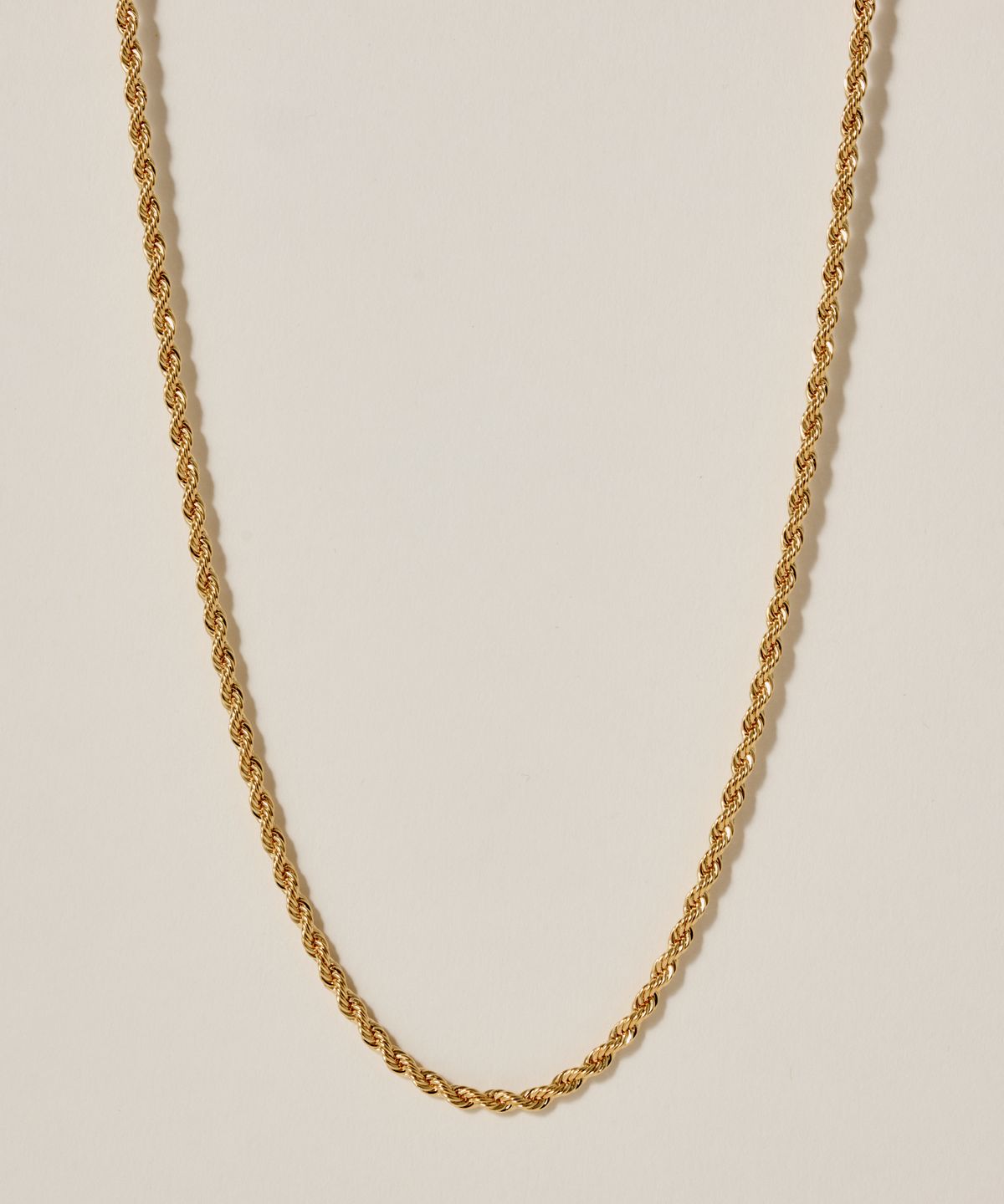 노비스도쿄(NOVICE TOKYO) 로프 체인 롱 초커 목걸이 Rope Chain Long Choker / Gold