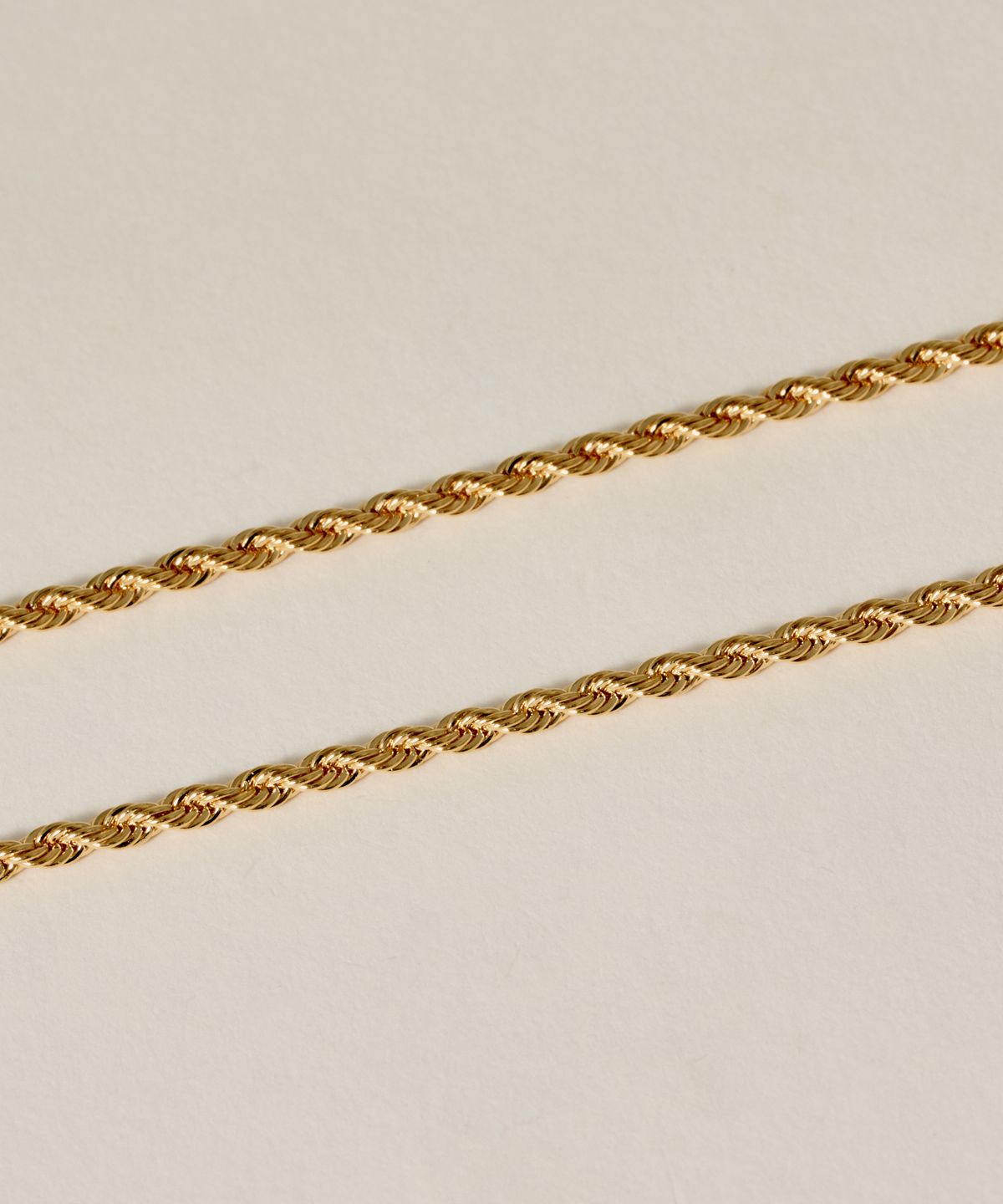 노비스도쿄(NOVICE TOKYO) 로프 체인 롱 초커 목걸이 Rope Chain Long Choker / Gold