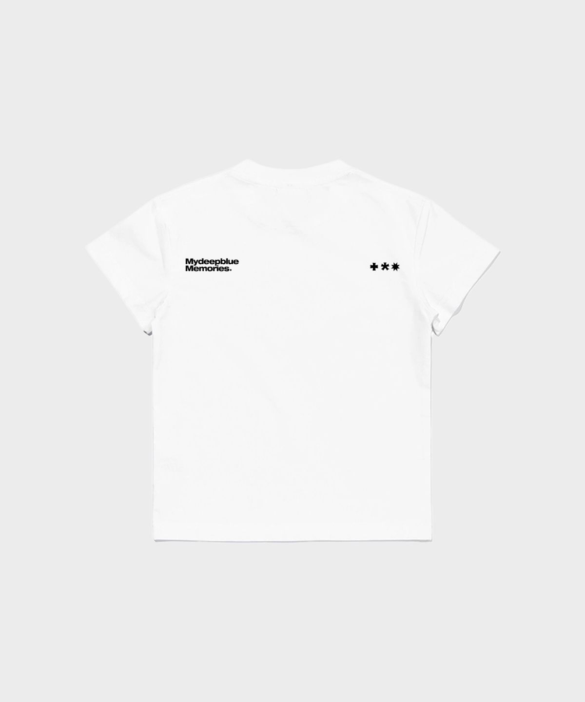 마이딥블루메모리즈(MY DEEP BLUE MEMORIES) (W) Nativity Mm Crop Tee (BLACK)