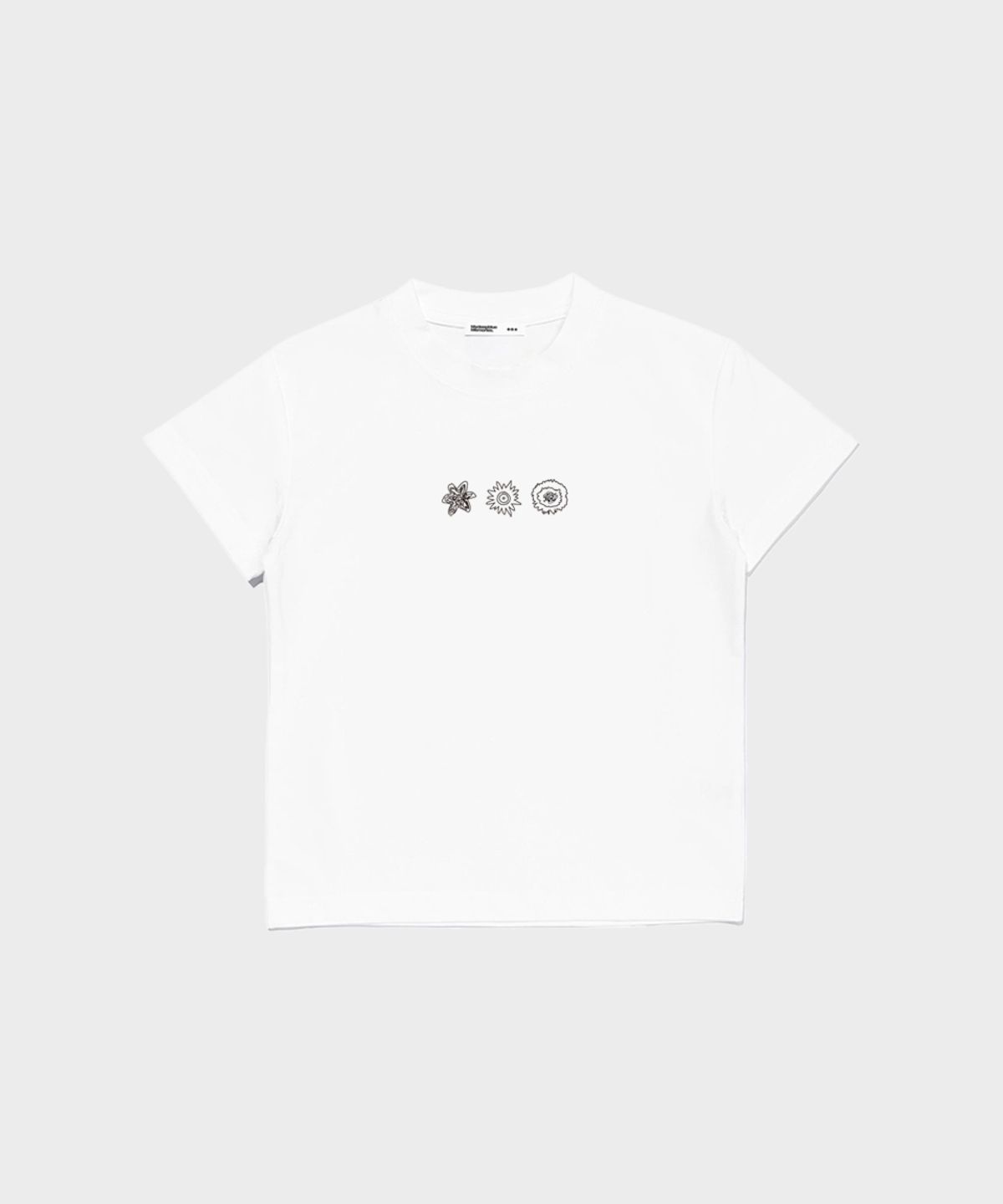 마이딥블루메모리즈(MY DEEP BLUE MEMORIES) (W) Nativity Mm Crop Tee (WHITE)