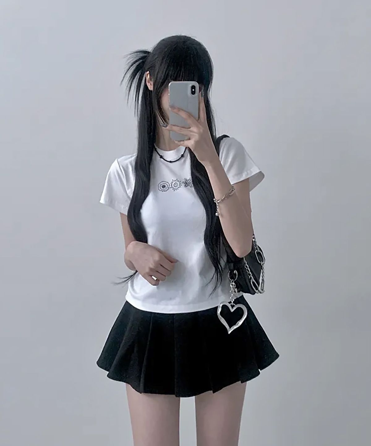 마이딥블루메모리즈(MY DEEP BLUE MEMORIES) (W) Nativity Mm Crop Tee (WHITE)