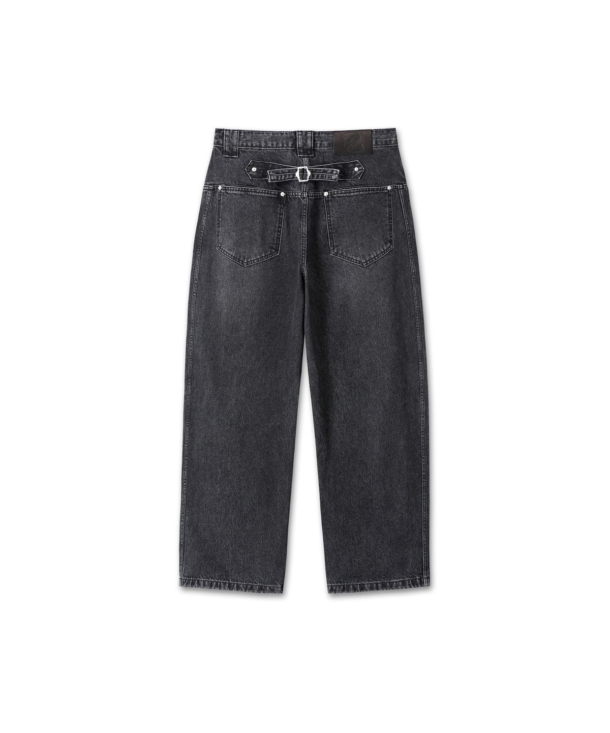 9999아카이브(9999ARCHIVE) Technical Curved Denim Jeans