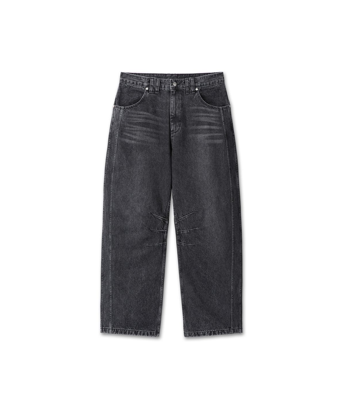 9999아카이브(9999ARCHIVE) Technical Curved Denim Jeans