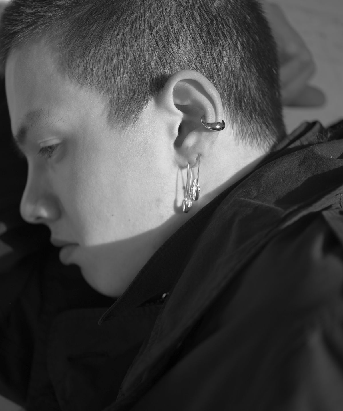 노비스도쿄(NOVICE TOKYO) 안전핀 피어스 Safety Pin Pierce / Silver