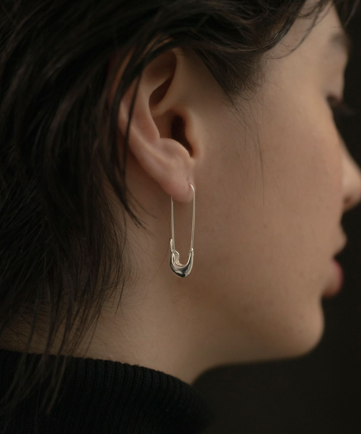노비스도쿄(NOVICE TOKYO) 안전핀 피어스 Safety Pin Pierce / Silver
