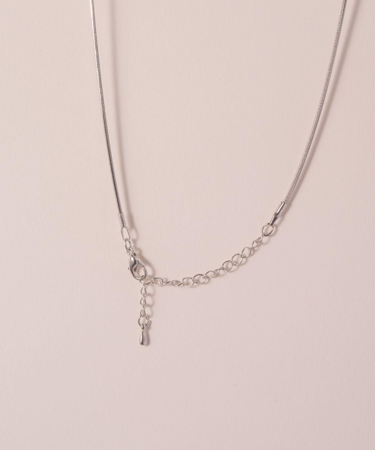 노비스도쿄(NOVICE TOKYO) 심플 체인 목걸이 2세트 Simple & Chain Necklace 2 set / Silver